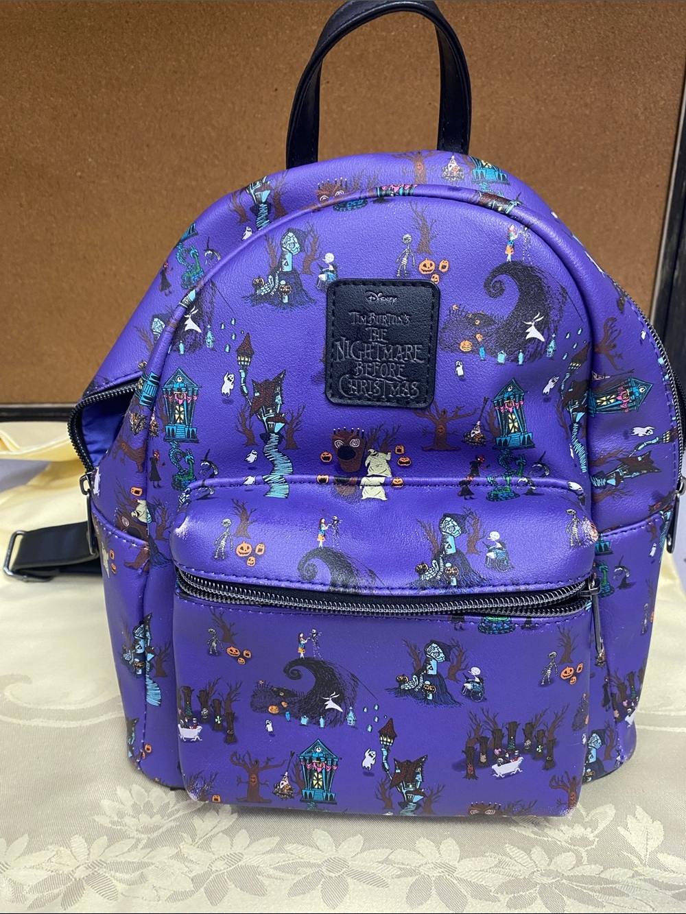 Disney The Nightmare Before Christmas Purple Mini Backpack